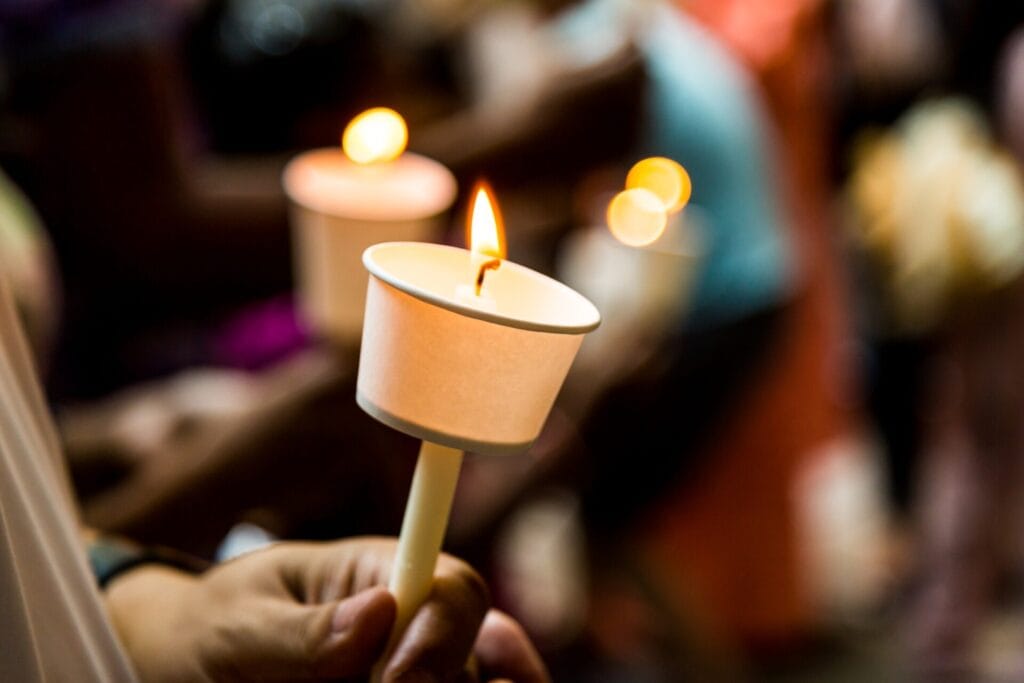 thoughts and prayers vigil