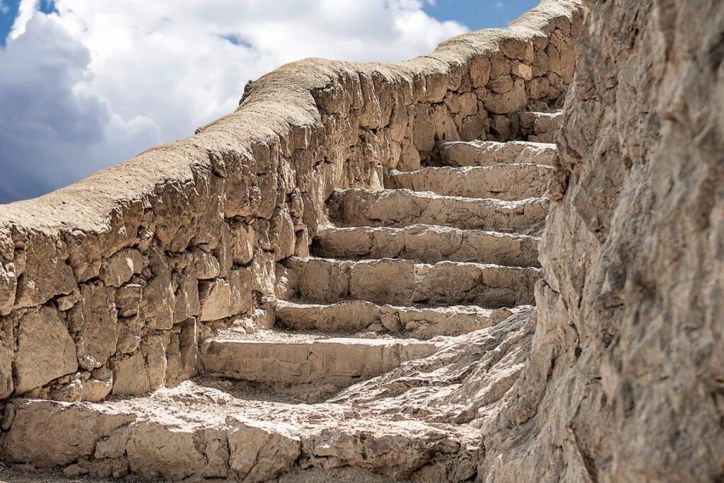 Rock Bottom stone staircase