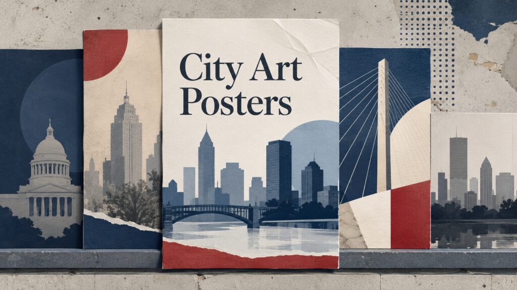 NEA, U.S. mayors showcase city art posters for America’s 250th